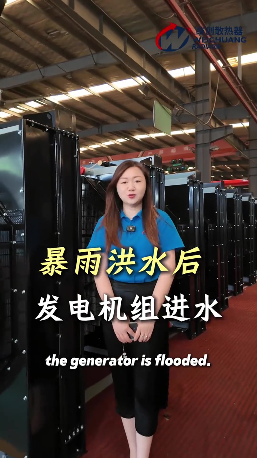 Nước xâm nhập vào tổ máy phát điện